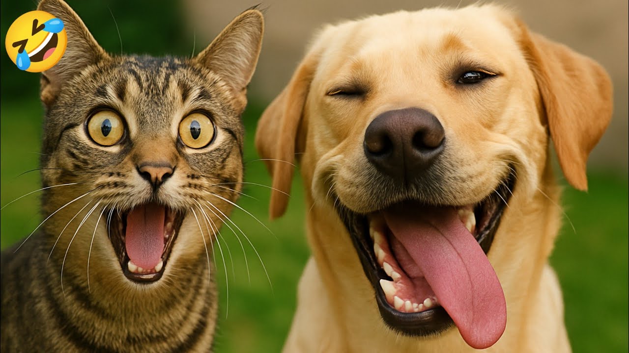 Funny videos of CATS🐱 and DOGS🐶 Best funny videos of ANIMALS 🤣2025